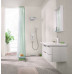 Переключатель потоков Hansgrohe ShowerSelect 15736400 на три потребителя, белый