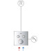 Термостат Grohe Grohtherm SmartControl 29156LS0 для душа, moon white