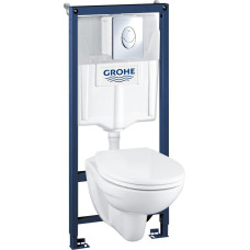 Комплект Grohe Solido 39192000 подвесной унитаз + инсталляция + кнопка
