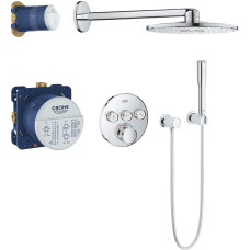 Душевой комплект Grohe Grohtherm SmartControl 34705000 С ВНУТРЕННЕЙ ЧАСТЬЮ, с термостатом Душевой комплект Grohe Grohtherm SmartControl 34705000 С ВНУТРЕННЕЙ ЧАСТЬЮ, с термостатом