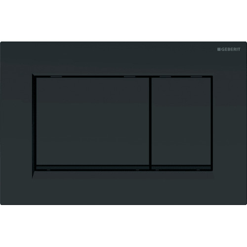 Кнопка смыва Geberit Sigma 30 черная, матовый лак