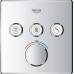 Душевая система GROHE Grohtherm SmartControl Perfect с душевым гарнитуром и верхним душем Rainshower SmartActive Cube 310, хром (34706000)