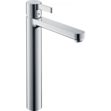 Смеситель для раковины Hansgrohe Metris S Highriser, однорычажный, без сливного набора 31023000, хром Смеситель для раковины Hansgrohe Metris S Highriser, однорычажный, без сливного набора 31023000, хром