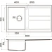 Мойка Omoikiri Kitagawa 86-GB
