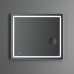 Зеркало AM.PM Gem 80 с LED-подсветкой, часами и косметическим зеркалом