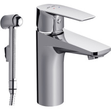 Смеситель AM.PM Gem F90A03000 для раковины, с гигиеническим душем Смеситель AM.PM Gem F90A03000 для раковины, с гигиеническим душем