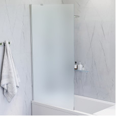 Шторка на ванну AM.PM Gem W90BS-080-140CM стекло матовое