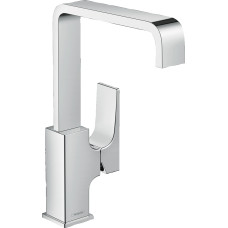 Смеситель Hansgrohe Metropol 32511000 для раковины, с донным клапаном Push-Open Смеситель Hansgrohe Metropol 32511000 для раковины, с донным клапаном Push-Open