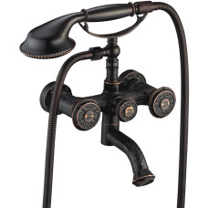 Смеситель Lemark Jasmine LM6614ORB для ванны с душем Смеситель Lemark Jasmine LM6614ORB для ванны с душем