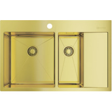 Мойка кухонная Omoikiri Akisame 78-2 LG-L светлое золото