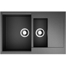 Мойка кухонная Omoikiri Daisen 78-2-BL черная (4993334) Мойка кухонная Omoikiri Daisen 78-2-BL черная (4993334)