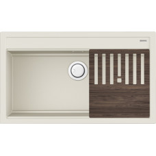 Мойка кухонная Omoikiri Kitagawa 86-LB-WH белая Мойка кухонная Omoikiri Kitagawa 86-LB-WH белая