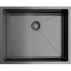 Мойка кухонная Omoikiri Taki 54-U/IF GM вороненая сталь (4973107)
