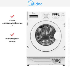 Встраиваемая стиральная машина Midea MFGLW80B/W