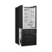 Отдельностоящий холодильник Weissgauff WFD 450 Built-in Inverter NoFrost Dark Inox