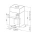 Островная вытяжка Faber Cubia IS.Gloss Plus EV8 WH A60 335.0502.100