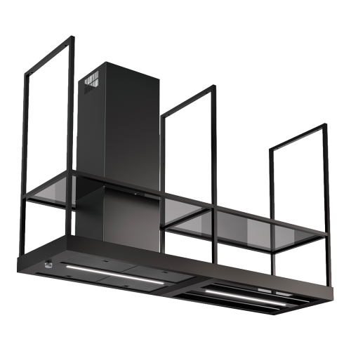 Островная вытяжка Faber T-SHELF EV8 BK MATT A180 325.0606.131