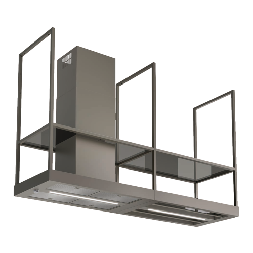 Островная вытяжка Faber T-SHELF EV8 TITANIUM MATT A180 325.0617.018