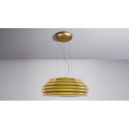 Островная вытяжка Sirius SILT 27 HIVE gold