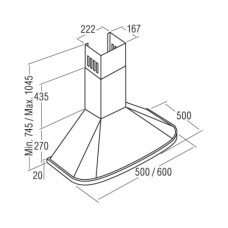 Вытяжка Cata NEBLIA 500 WH