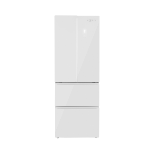 Холодильник French Door ZUGEL ZRFD361W, белое стекло