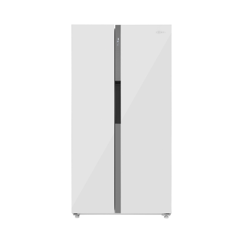 Холодильник Side-by-Side ZUGEL ZRSS630W, белое стекло