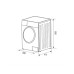 Стирально-сушильная машина узкая ZUGEL ZWDS8614I Inverter