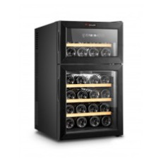 Двухзонный винный шкаф Climadiff DOPPIOVINO24