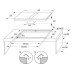 Газовая варочная панель Gorenje GTW 641 AKB
