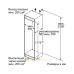 Встраиваемый двухкамерный холодильник Bosch KIN86VF20R
