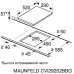 Индукционная варочная панель Maunfeld CVI 292S2BWH