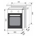 Электрический духовой шкаф Evelux EO 420 PX