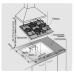 Газовая варочная панель GEFEST ПВГ 2232-01 К35