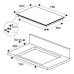 Индукционная варочная панель Bertazzoni P784IC1G5NE