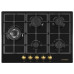 Газовая варочная панель MAUNFELD EGHE 75 33CB R Газовая варочная панель MAUNFELD EGHE 75 33CB R