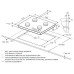 Газовая варочная панель GRAUDE GS 60.3 W