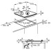 Газовая варочная панель Electrolux KGG 6407 K