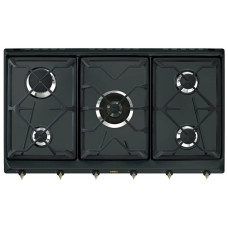 Газовая варочная панель Smeg SRV896AOGH Газовая варочная панель Smeg SRV896AOGH