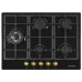 Газовая варочная панель Maunfeld EGHE.75.33CB.R/G Газовая варочная панель Maunfeld EGHE.75.33CB.R/G