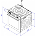 Электрический духовой шкаф Weissgauff EOV 29 PDXS 436 720