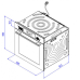 Электрический духовой шкаф Weissgauff EOV 29 PDBS Black Edition 436 718