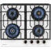 Газовая варочная панель Weissgauff HGG 644 WG Premium Brass Газовая варочная панель Weissgauff HGG 644 WG Premium Brass