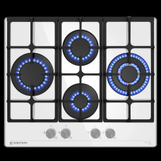 Газовая варочная панель Meferi MGH604WH GLASS ULTRA