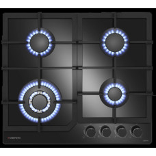 Газовая варочная панель Meferi MGH604BK GLASS COMFORT