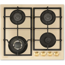 Газовая варочная панель Hyundai HHG 6436 BE бежевый