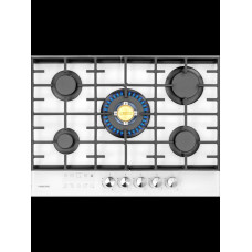 Газовая варочная панель Hiberg VM 7255 W белое матовое стекло