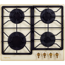 Газовая варочная панель Kuppersberg FQ 663 C gold Газовая варочная панель Kuppersberg FQ 663 C gold