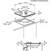 Газовая варочная панель AEG HKB 64450 NB