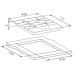 Газовая варочная панель Weissgauff HGG 451 XFH Газовая варочная панель Weissgauff HGG 451 XFH