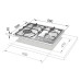 Газовая варочная панель Delonghi AVF 46 PRO